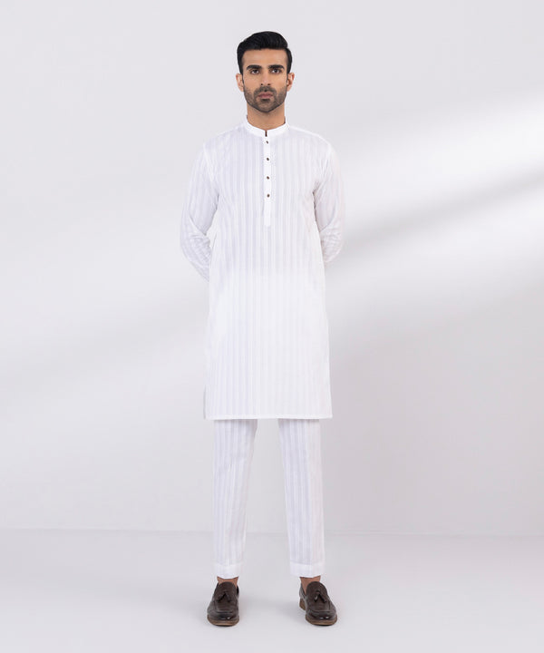 Pakistani Menswear | Sapphire | COTTON DOBBY SUIT - Pakistani Clothes for women, in United Kingdom and United States