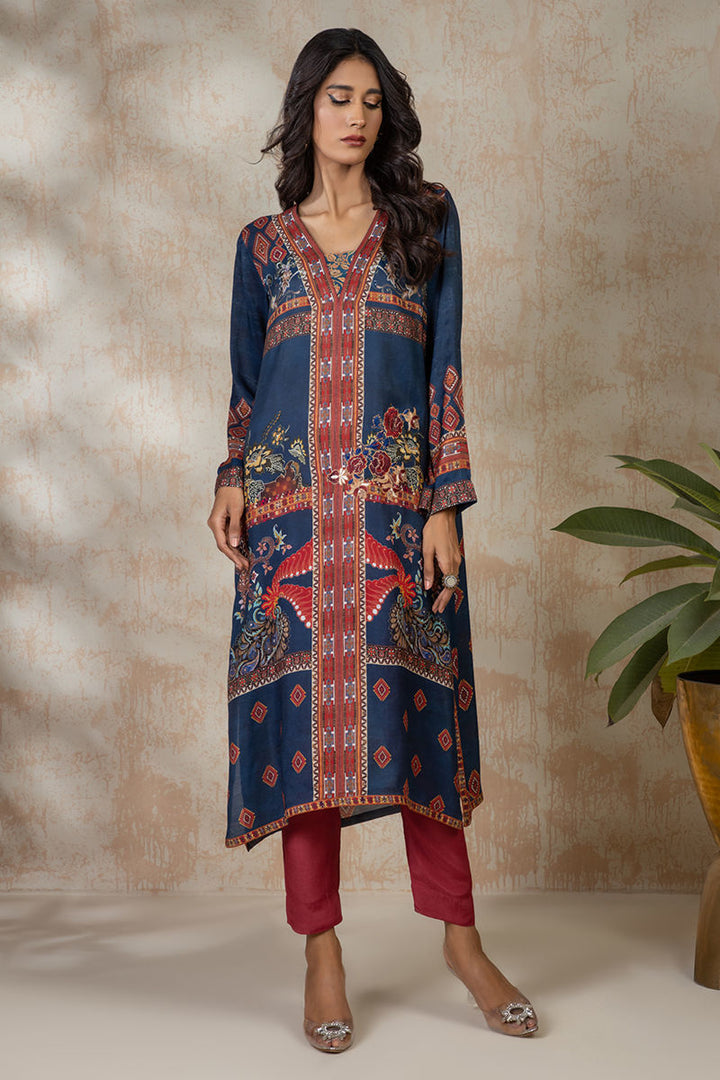 Shamaeel Ansari | Daily Pret Wear | ECK-23 - Hoorain Designer Wear - Pakistani Designer Clothes for women, in United Kingdom, United states, CA and Australia