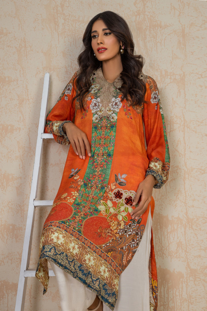 Shamaeel Ansari | Daily Pret Wear | ECK-24 - Hoorain Designer Wear - Pakistani Ladies Branded Stitched Clothes in United Kingdom, United states, CA and Australia