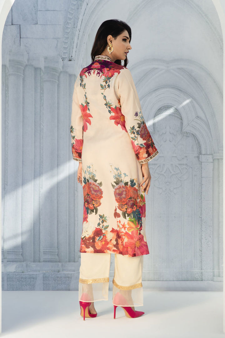 Shamaeel Ansari | Daily Pret Wear | ECK - 01 - Hoorain Designer Wear - Pakistani Ladies Branded Stitched Clothes in United Kingdom, United states, CA and Australia