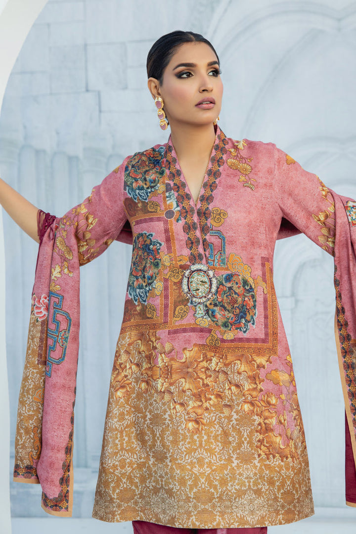 Shamaeel Ansari | Daily Pret Wear | ECK - 05 - Hoorain Designer Wear - Pakistani Ladies Branded Stitched Clothes in United Kingdom, United states, CA and Australia