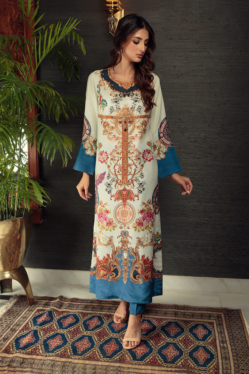 Shamaeel Ansari | Daily Pret Wear | ECK-12 - Pakistani Clothes for women, in United Kingdom and United States