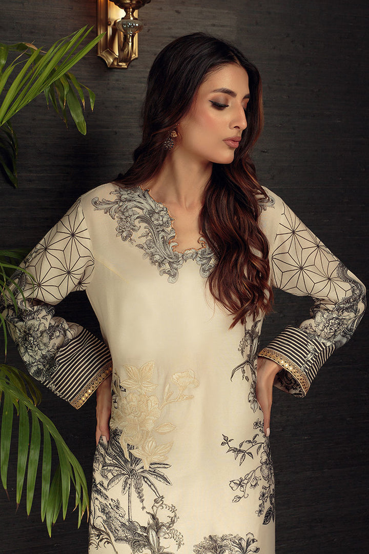 Shamaeel Ansari | Daily Pret Wear | ECK-11 - Hoorain Designer Wear - Pakistani Ladies Branded Stitched Clothes in United Kingdom, United states, CA and Australia