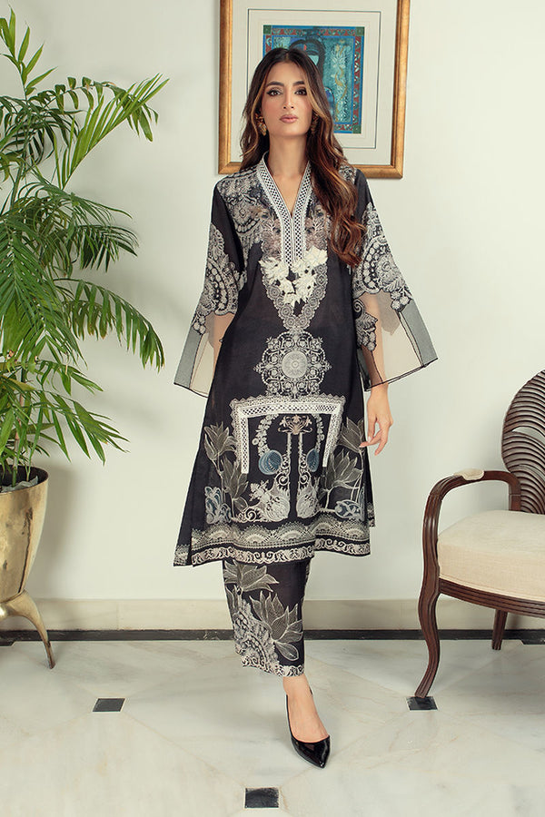 Shamaeel Ansari | Daily Pret Wear | ECK-09 - Hoorain Designer Wear - Pakistani Ladies Branded Stitched Clothes in United Kingdom, United states, CA and Australia