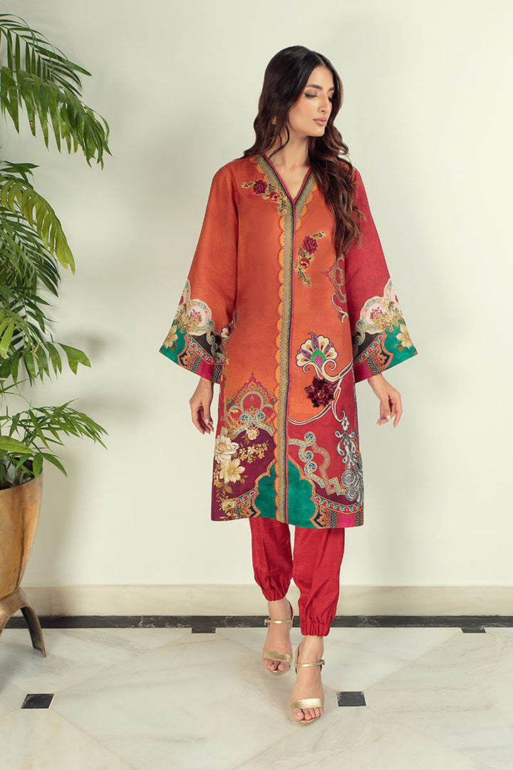 Shamaeel Ansari | Daily Pret Wear | ECK-07 - Hoorain Designer Wear - Pakistani Ladies Branded Stitched Clothes in United Kingdom, United states, CA and Australia
