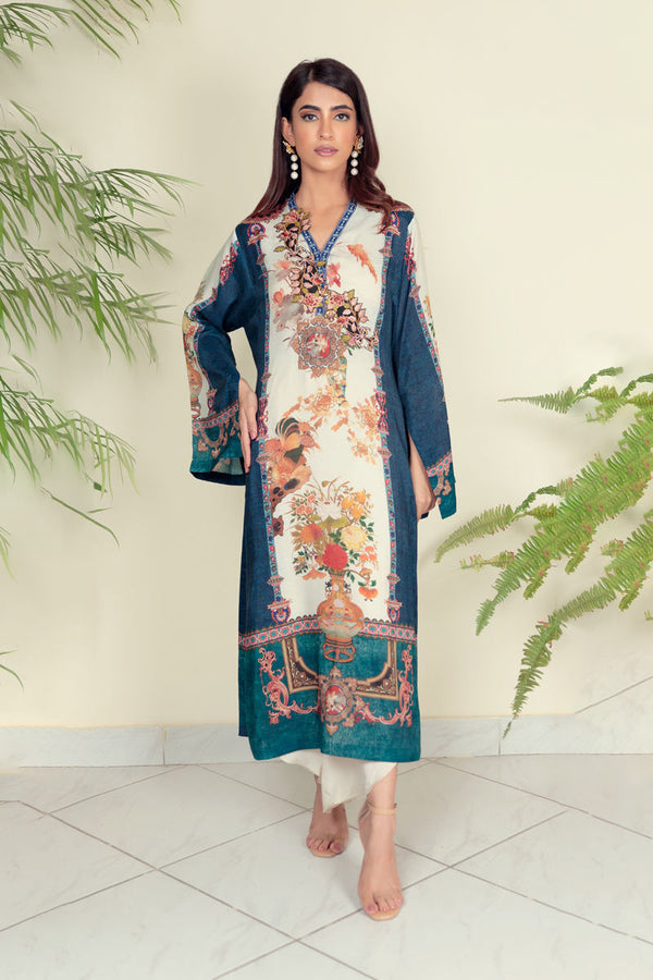 Shamaeel Ansari | Daily Pret Wear | ECK - 15 - Hoorain Designer Wear - Pakistani Ladies Branded Stitched Clothes in United Kingdom, United states, CA and Australia