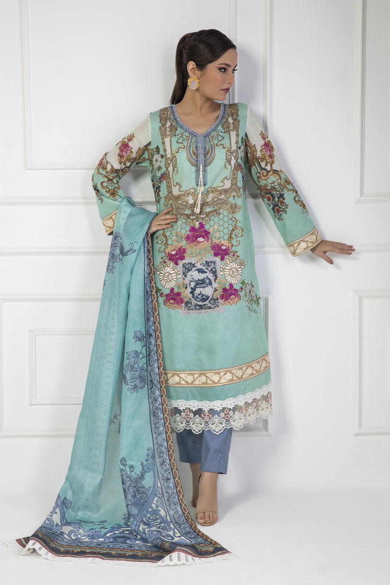 Shamaeel Ansari | Lawn 24 | LV112 - Pakistani Clothes for women, in United Kingdom and United States