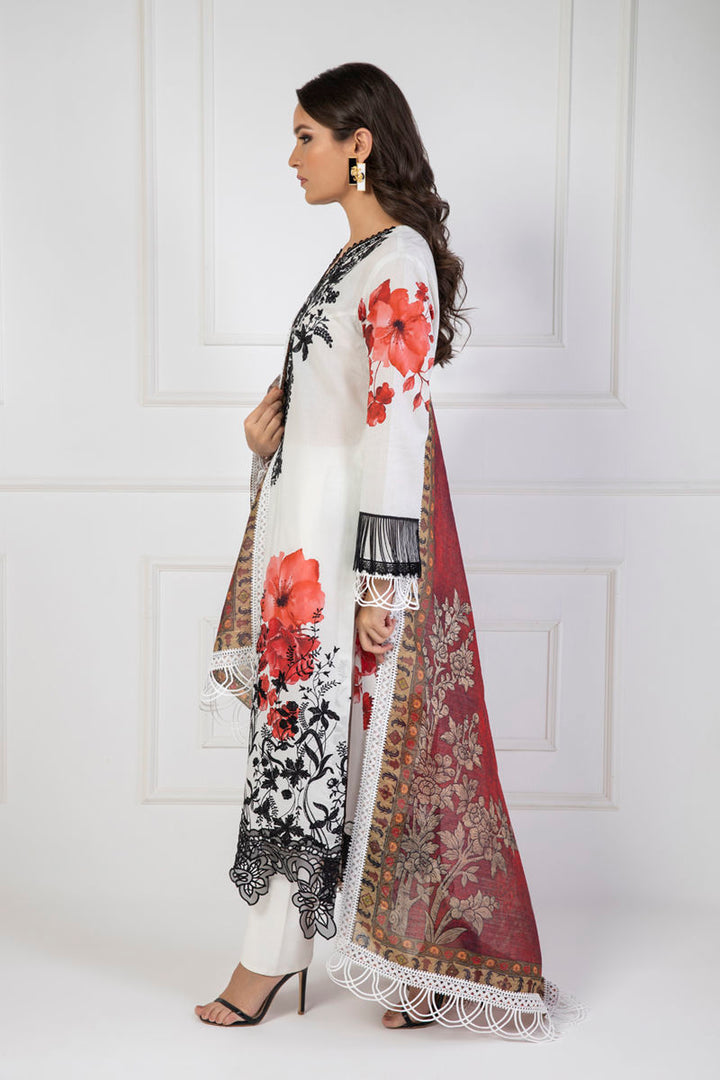 Shamaeel Ansari | Lawn 24 | LV114 - Hoorain Designer Wear - Pakistani Ladies Branded Stitched Clothes in United Kingdom, United states, CA and Australia