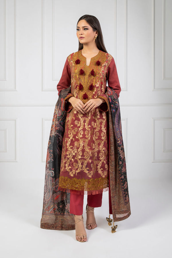 Shamaeel Ansari | Lawn 24 | LV115 - Hoorain Designer Wear - Pakistani Ladies Branded Stitched Clothes in United Kingdom, United states, CA and Australia