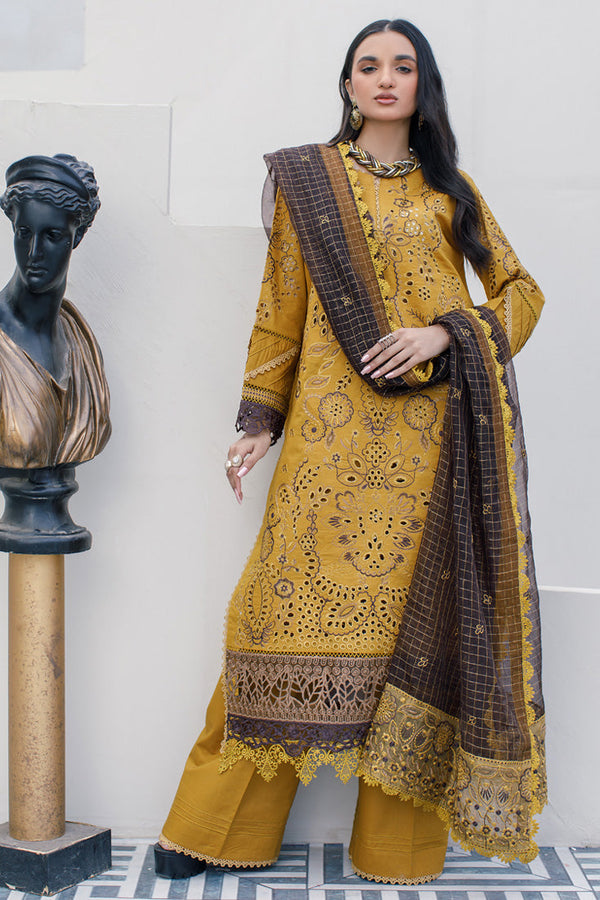 Marjjan | Cylena Luxury Lawn | SMC-175 - Hoorain Designer Wear - Pakistani Designer Clothes for women, in United Kingdom, United states, CA and Australia