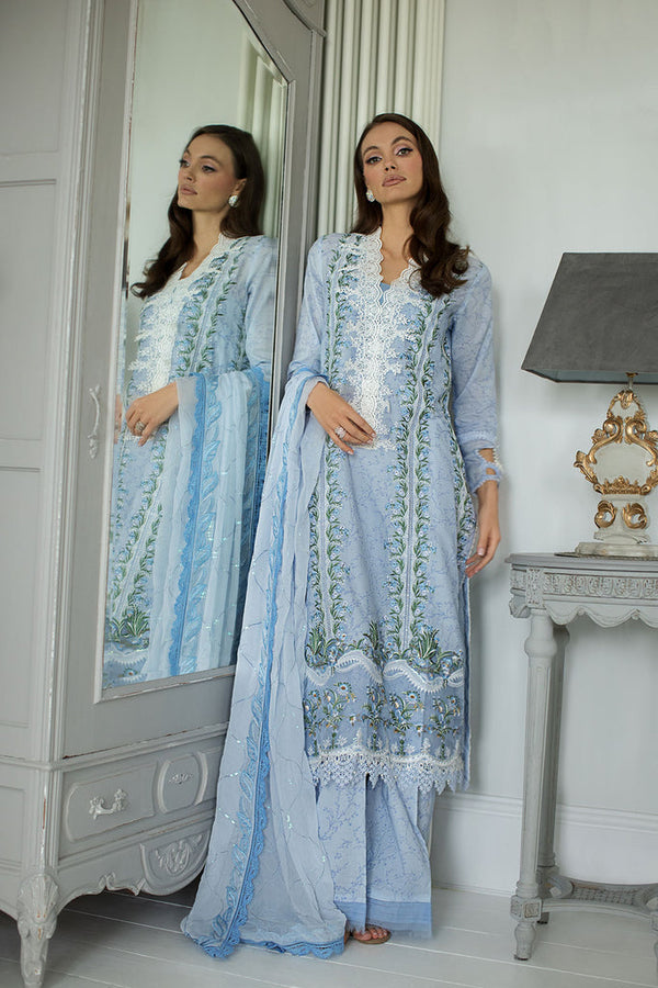 Sobia Nazir | Luxury Lawn 24 | DESIGN 13A - Hoorain Designer Wear - Pakistani Ladies Branded Stitched Clothes in United Kingdom, United states, CA and Australia