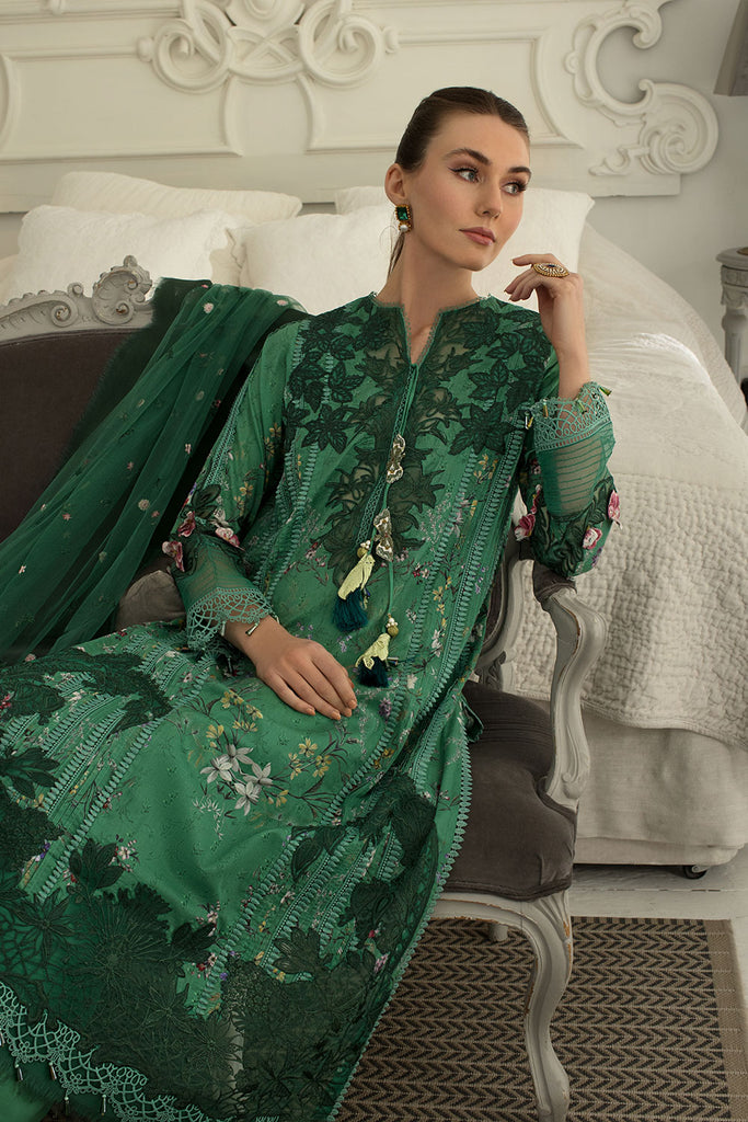 Sobia Nazir | Luxury Lawn 24 | DESIGN 15B - Hoorain Designer Wear - Pakistani Ladies Branded Stitched Clothes in United Kingdom, United states, CA and Australia