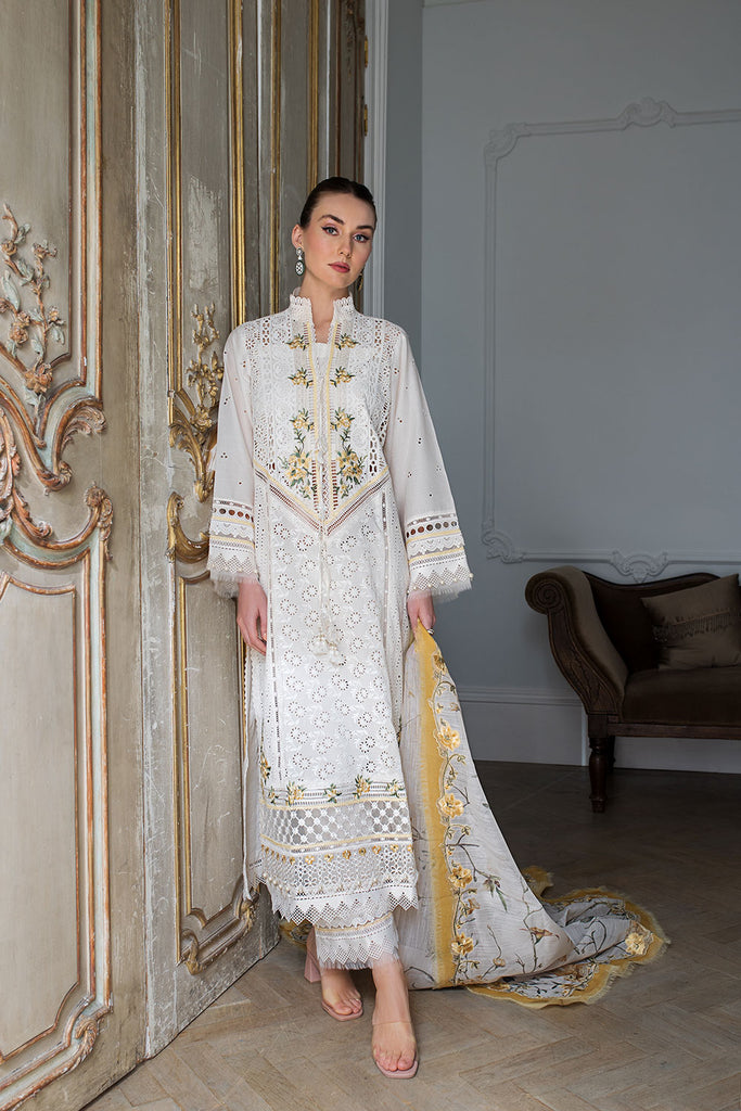 Sobia Nazir | Luxury Lawn 24 | DESIGN 3A - Hoorain Designer Wear - Pakistani Ladies Branded Stitched Clothes in United Kingdom, United states, CA and Australia