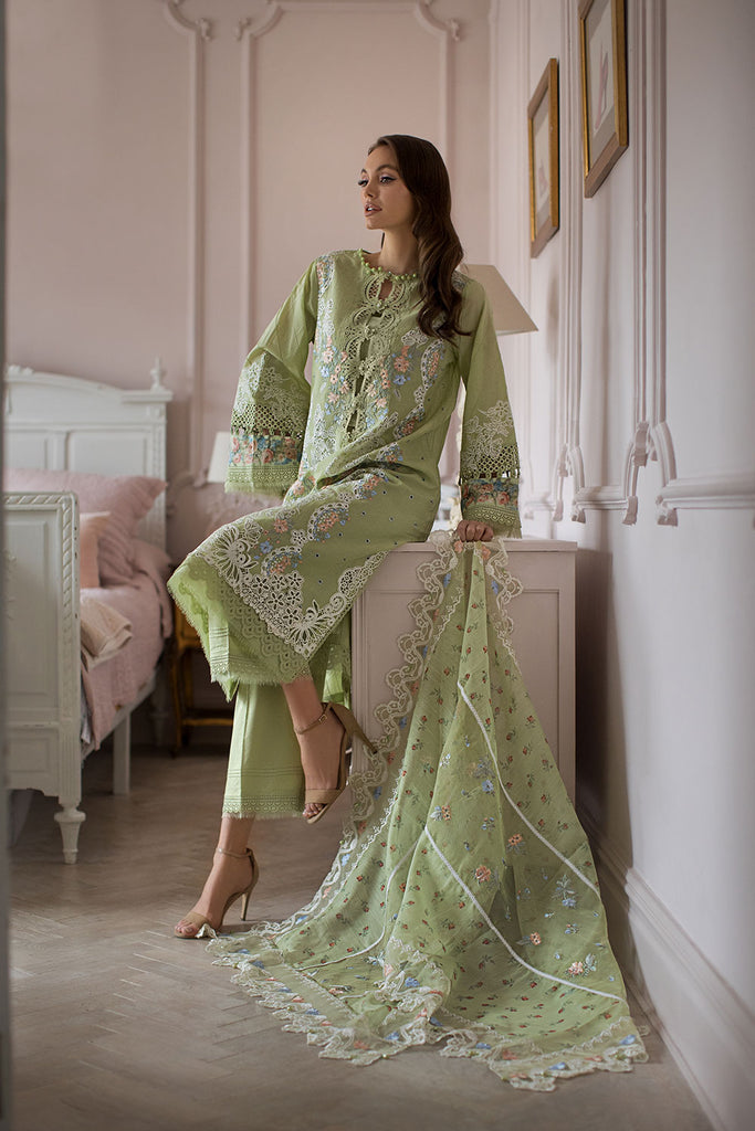 Sobia Nazir | Luxury Lawn 24 | DESIGN 4A - Hoorain Designer Wear - Pakistani Ladies Branded Stitched Clothes in United Kingdom, United states, CA and Australia