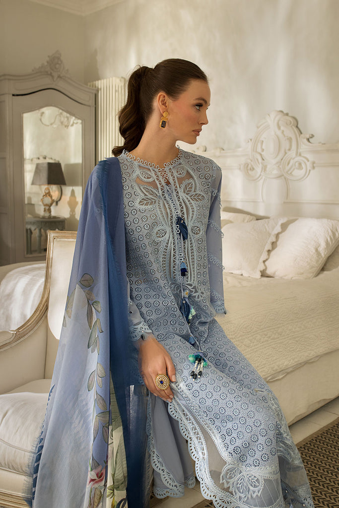 Sobia Nazir | Luxury Lawn 24 | DESIGN 5A - Hoorain Designer Wear - Pakistani Ladies Branded Stitched Clothes in United Kingdom, United states, CA and Australia