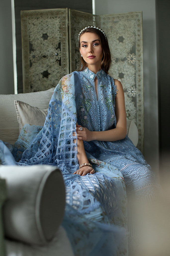 Sobia Nazir | Luxury Lawn 24 | DESIGN 6A - Hoorain Designer Wear - Pakistani Ladies Branded Stitched Clothes in United Kingdom, United states, CA and Australia