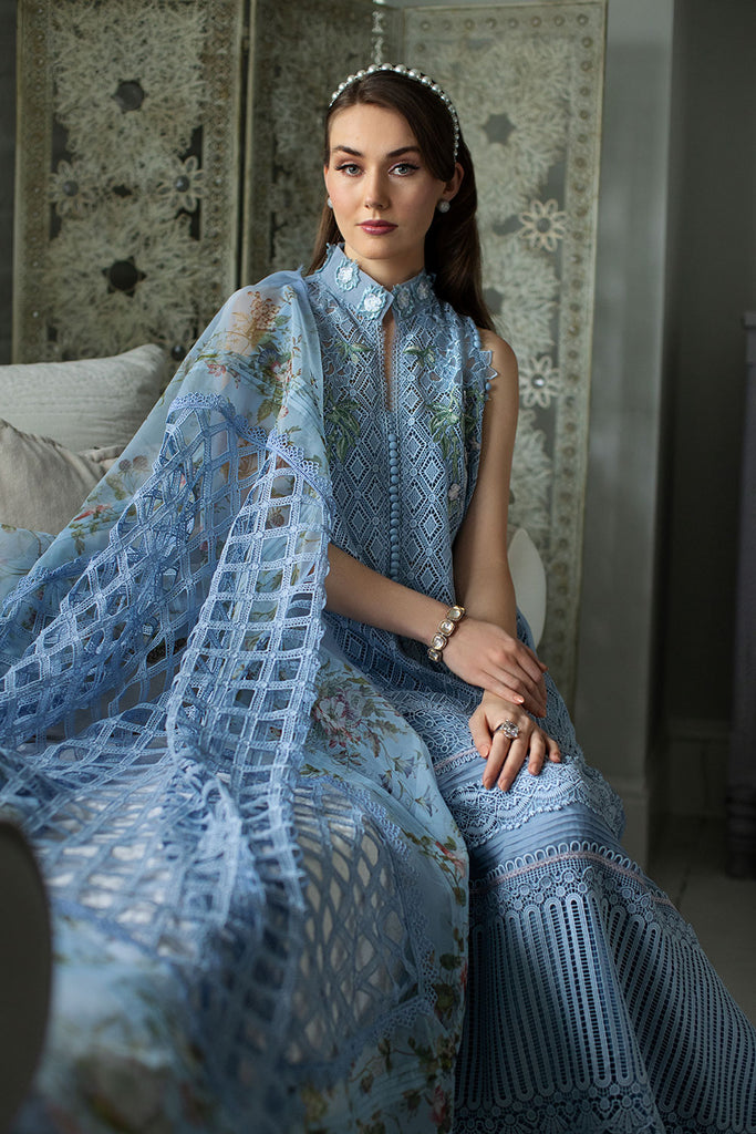 Sobia Nazir | Luxury Lawn 24 | DESIGN 6A - Hoorain Designer Wear - Pakistani Ladies Branded Stitched Clothes in United Kingdom, United states, CA and Australia