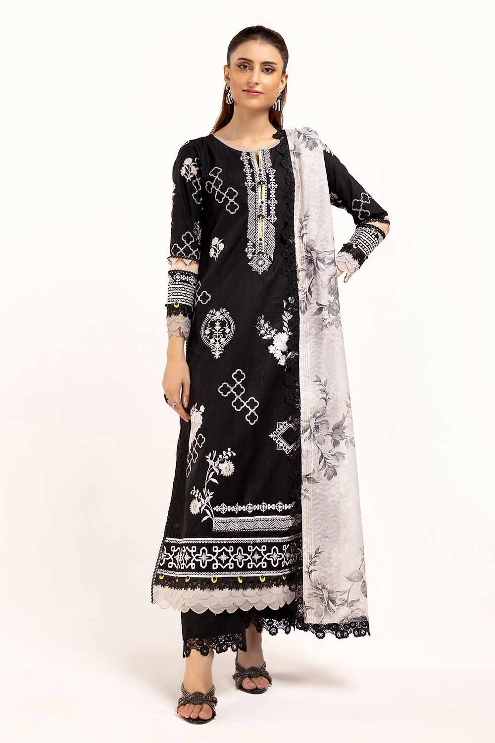 Gul Ahmed | Winter Collection 24 | Zari Jacquard Dupatta ST-42010