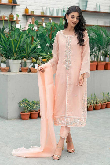 Jeem | Luxury Pret | STRIKING PEACH - Pakistani Clothes for women, in United Kingdom and United States