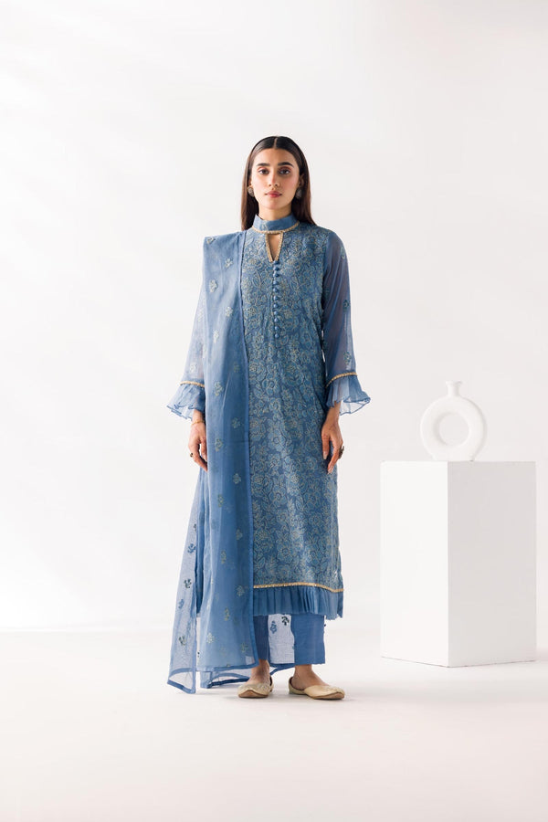 TaanaBaana | Luxe Line | F0388A - Hoorain Designer Wear - Pakistani Ladies Branded Stitched Clothes in United Kingdom, United states, CA and Australia