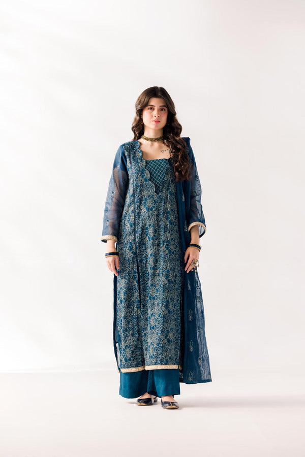 TaanaBaana | Luxe Line | F0387B - Hoorain Designer Wear - Pakistani Ladies Branded Stitched Clothes in United Kingdom, United states, CA and Australia