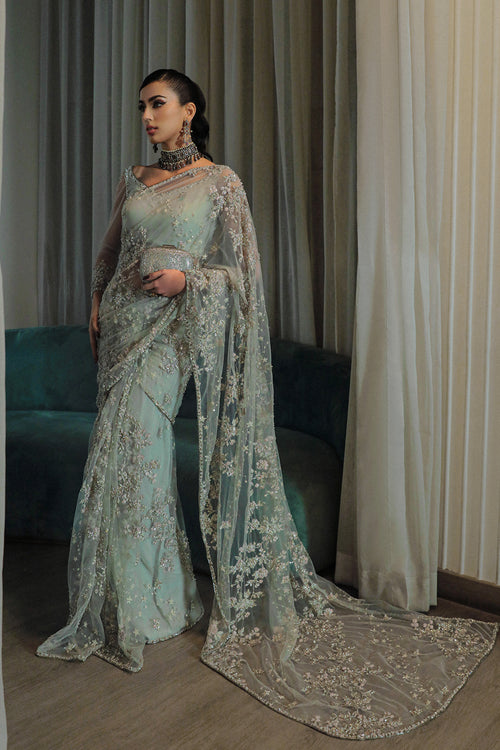 Saira Rizwan | Riona Luxury Formals | Evaline - Hoorain Designer Wear - Pakistani Ladies Branded Stitched Clothes in United Kingdom, United states, CA and Australia