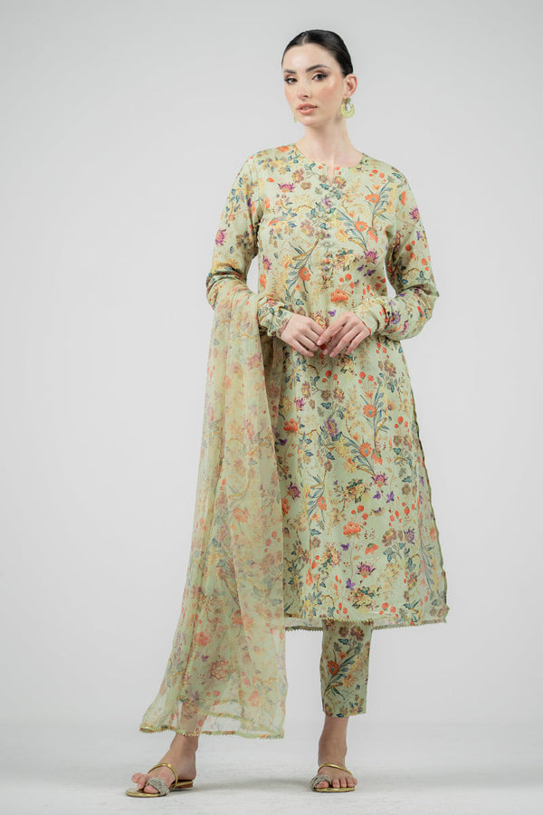 Ego | Eid Edit | BLOOM 3 PIECE - Hoorain Designer Wear - Pakistani Ladies Branded Stitched Clothes in United Kingdom, United states, CA and Australia