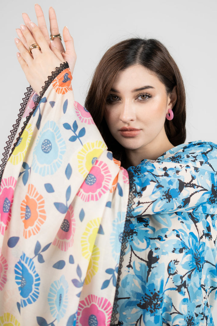 Ego | Eid Edit | COLORED 3 PIECE - Hoorain Designer Wear - Pakistani Ladies Branded Stitched Clothes in United Kingdom, United states, CA and Australia
