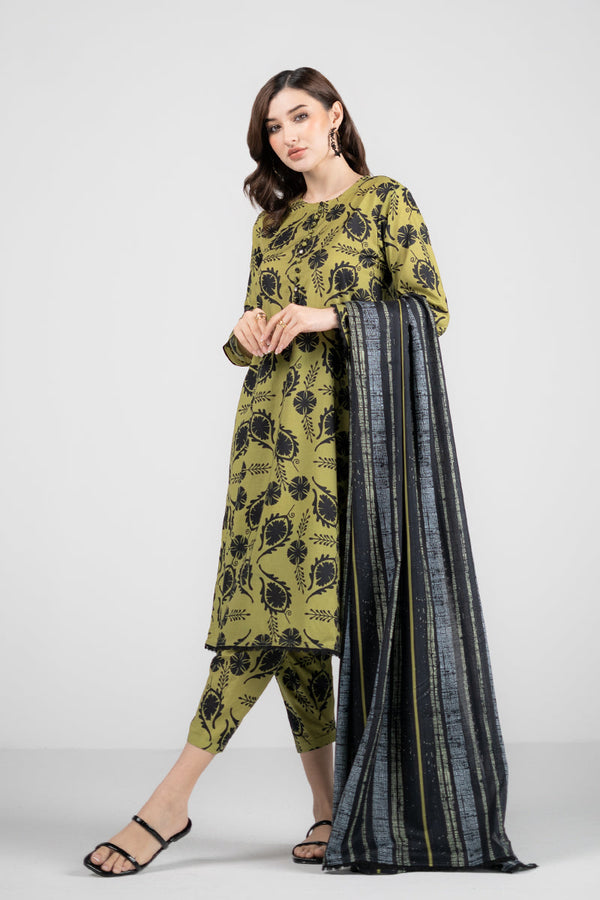 Ego | Eid Edit | EARTHY 3 PIECE - Hoorain Designer Wear - Pakistani Ladies Branded Stitched Clothes in United Kingdom, United states, CA and Australia