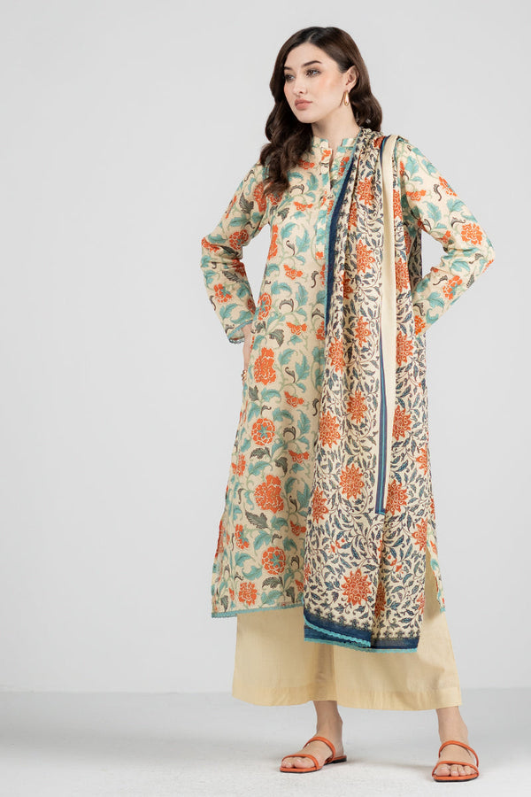 Ego | Eid Edit | FLOWER GARDEN 3 PIECE - Hoorain Designer Wear - Pakistani Ladies Branded Stitched Clothes in United Kingdom, United states, CA and Australia