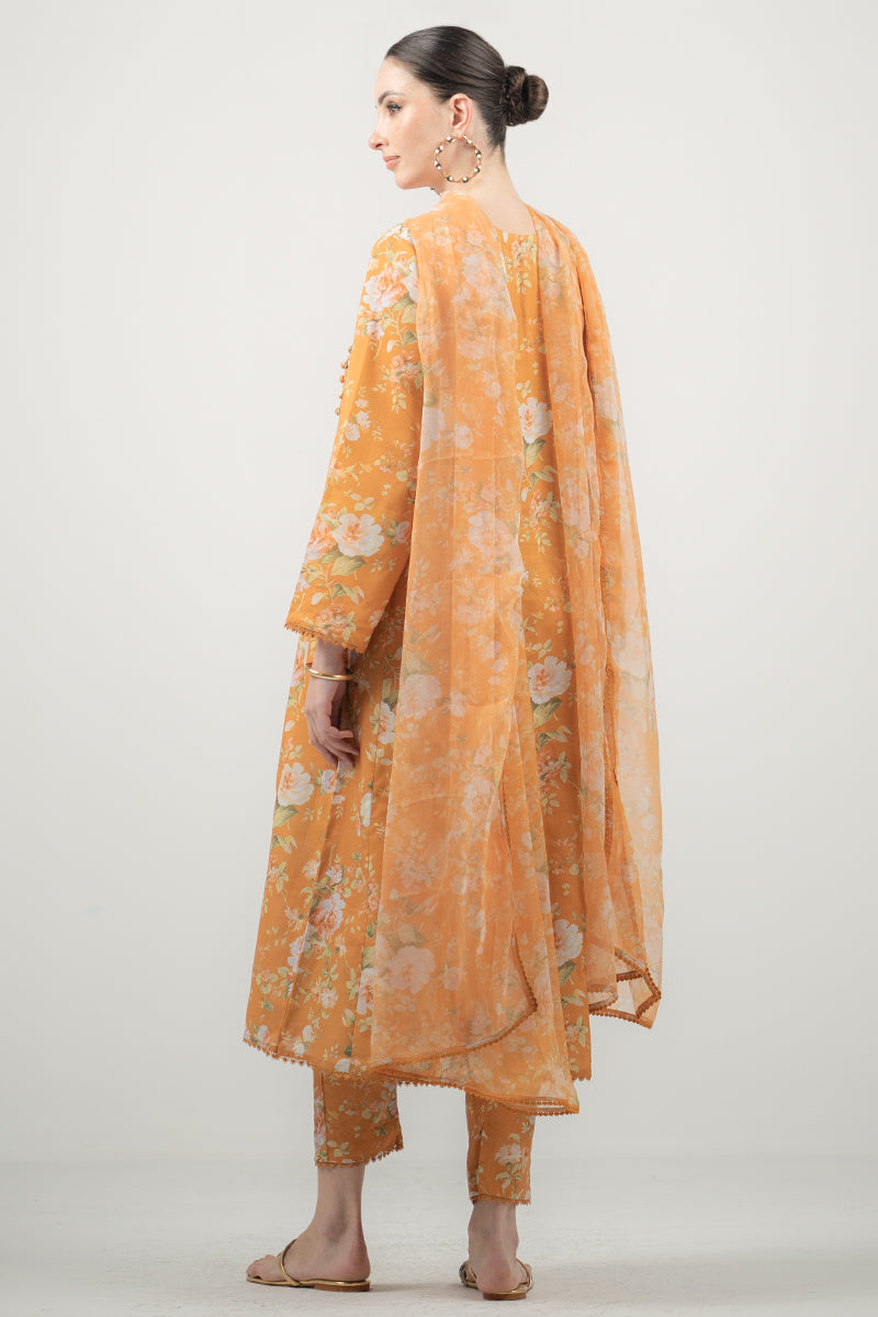 Ego | Eid Edit | APRICOT 3 PIECE - Pakistani Clothes for women, in United Kingdom and United States