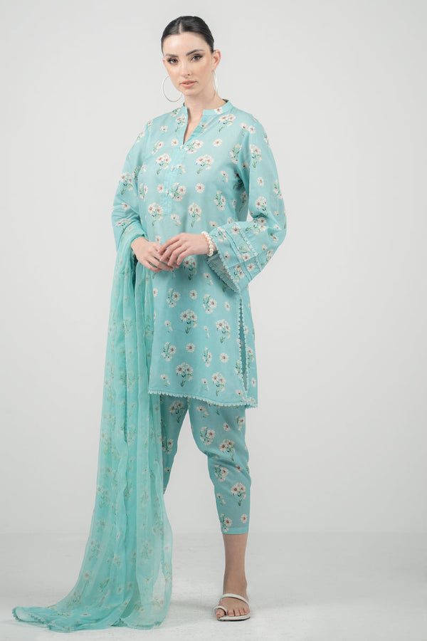Ego | Eid Edit | HEAVEN 3 PIECE - Hoorain Designer Wear - Pakistani Ladies Branded Stitched Clothes in United Kingdom, United states, CA and Australia