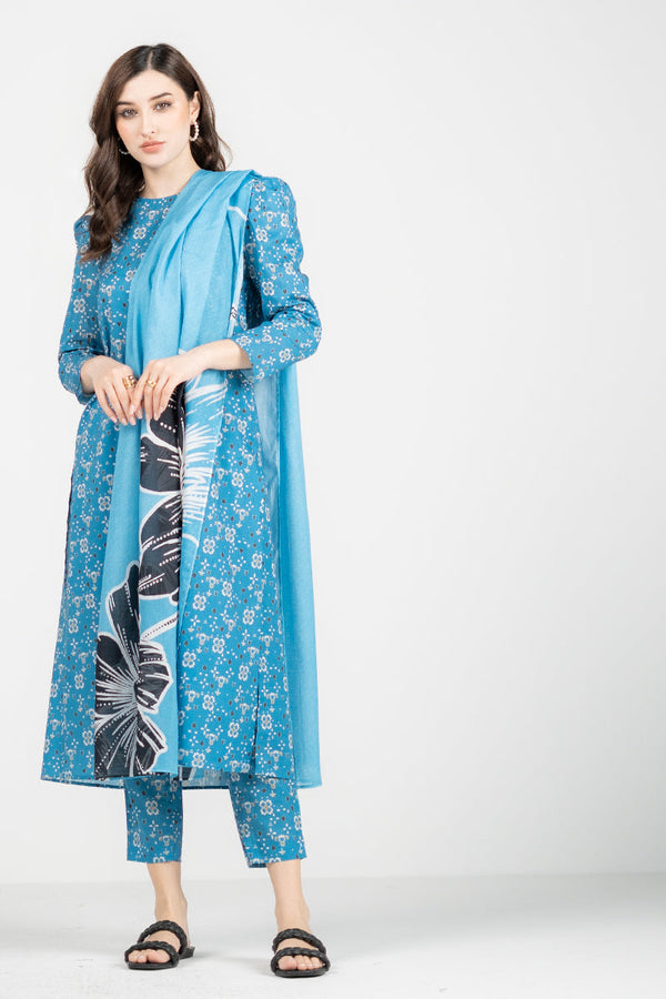 Ego | Eid Edit | SERENE 3 PIECE - Hoorain Designer Wear - Pakistani Ladies Branded Stitched Clothes in United Kingdom, United states, CA and Australia