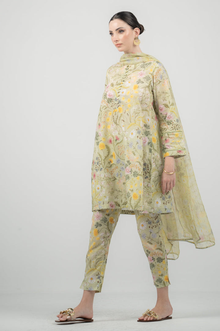 Ego | Eid Edit | DAISIES 3 PIECE - Hoorain Designer Wear - Pakistani Ladies Branded Stitched Clothes in United Kingdom, United states, CA and Australia