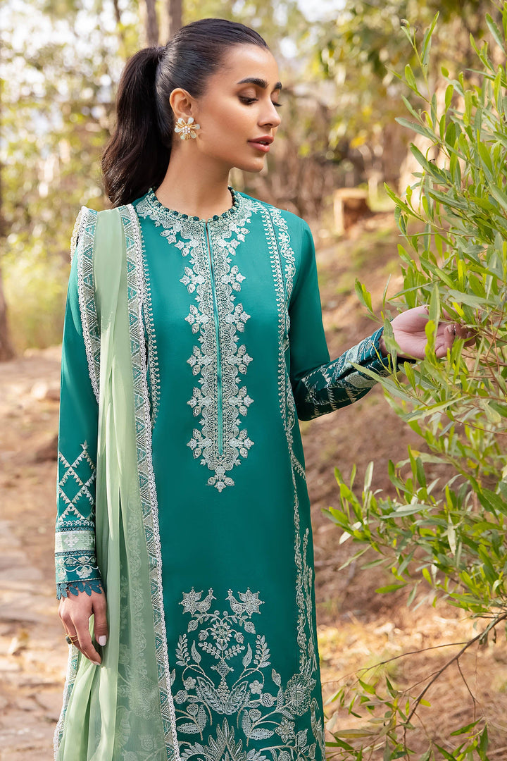 Zaha | Lawn 24 | VEJAH (ZL24-11 B) - Hoorain Designer Wear - Pakistani Ladies Branded Stitched Clothes in United Kingdom, United states, CA and Australia