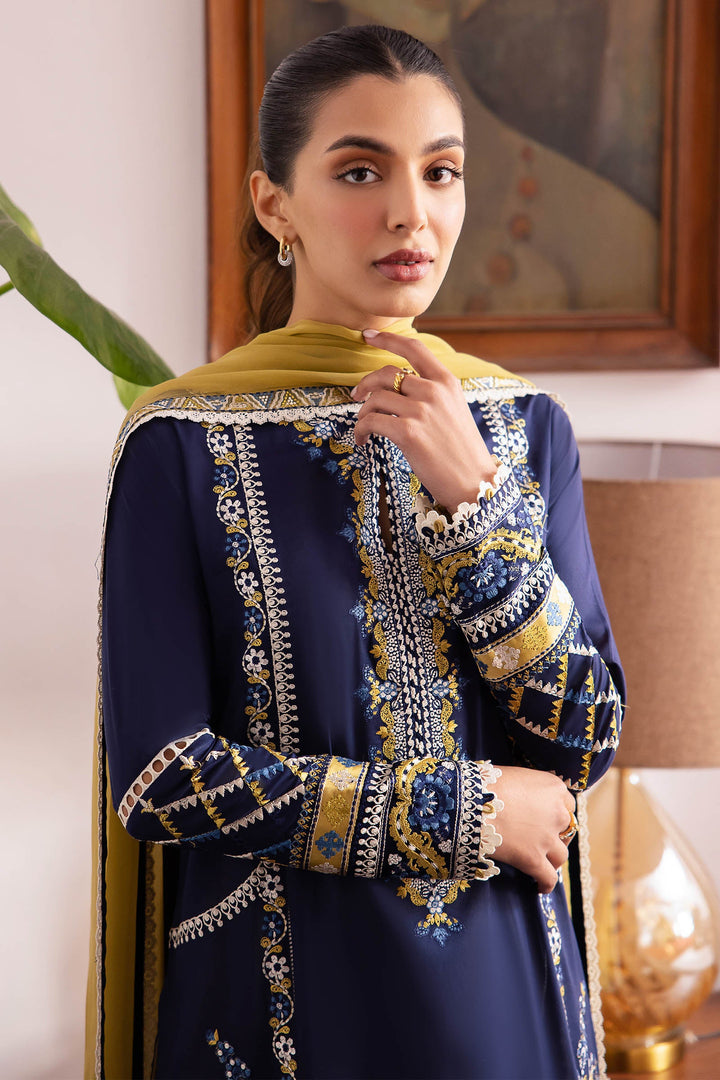 Zaha | Lawn 24 | VEJAH (ZL24-11 A) - Hoorain Designer Wear - Pakistani Ladies Branded Stitched Clothes in United Kingdom, United states, CA and Australia