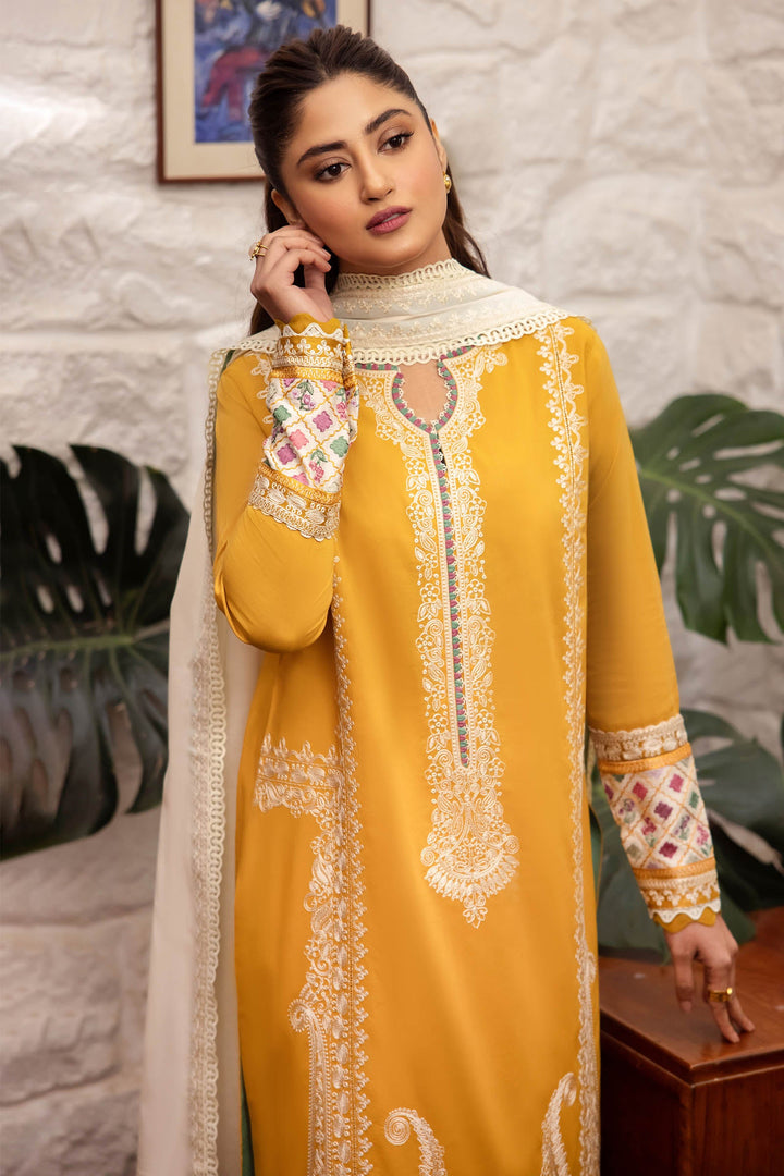 Zaha | Lawn 24 | FERYA (ZL24-06 A) - Pakistani Clothes for women, in United Kingdom and United States