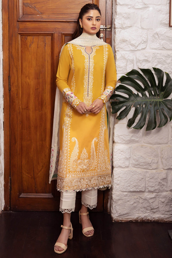 Zaha | Lawn 24 | FERYA (ZL24-06 A) - Hoorain Designer Wear - Pakistani Ladies Branded Stitched Clothes in United Kingdom, United states, CA and Australia