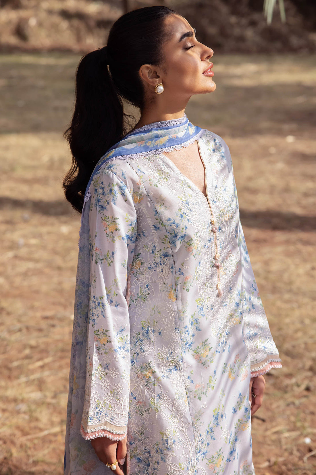 Zaha | Lawn 24 | AYSEL (ZL24-03 B) - Pakistani Clothes for women, in United Kingdom and United States