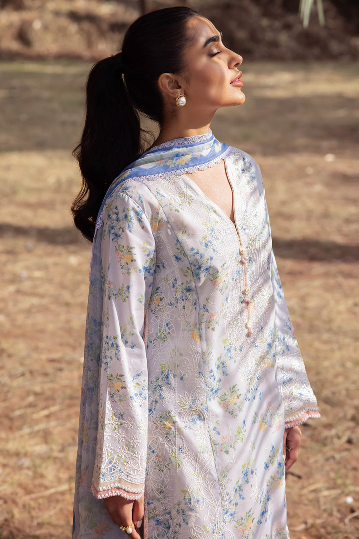 Zaha | Lawn 24 | AYSEL (ZL24-03 B) - Hoorain Designer Wear - Pakistani Ladies Branded Stitched Clothes in United Kingdom, United states, CA and Australia