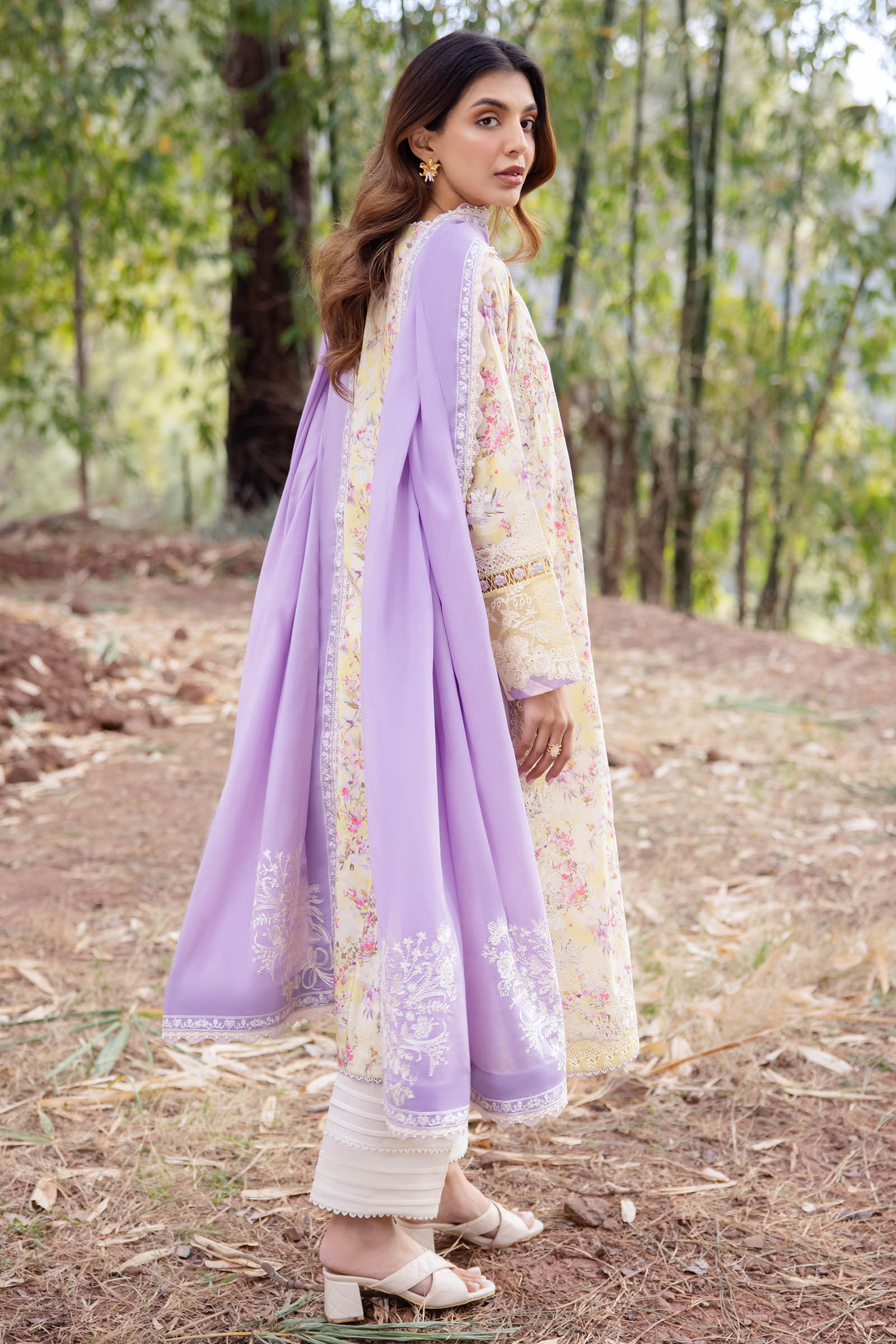 Zaha | Lawn 24 | SEZEM (ZL24-13 A) - Pakistani Clothes for women, in United Kingdom and United States