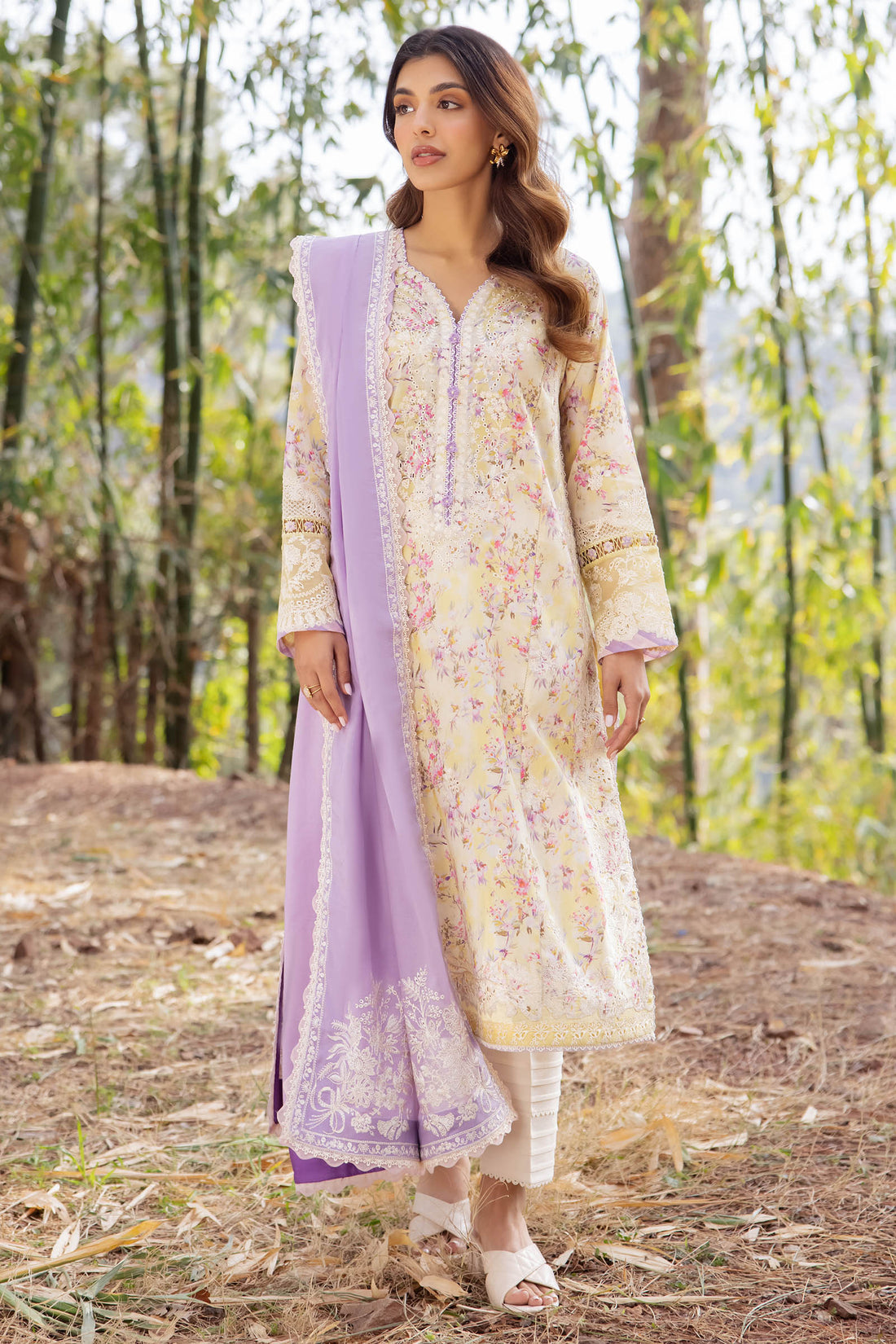 Zaha | Lawn 24 | SEZEM (ZL24-13 A) - Pakistani Clothes for women, in United Kingdom and United States