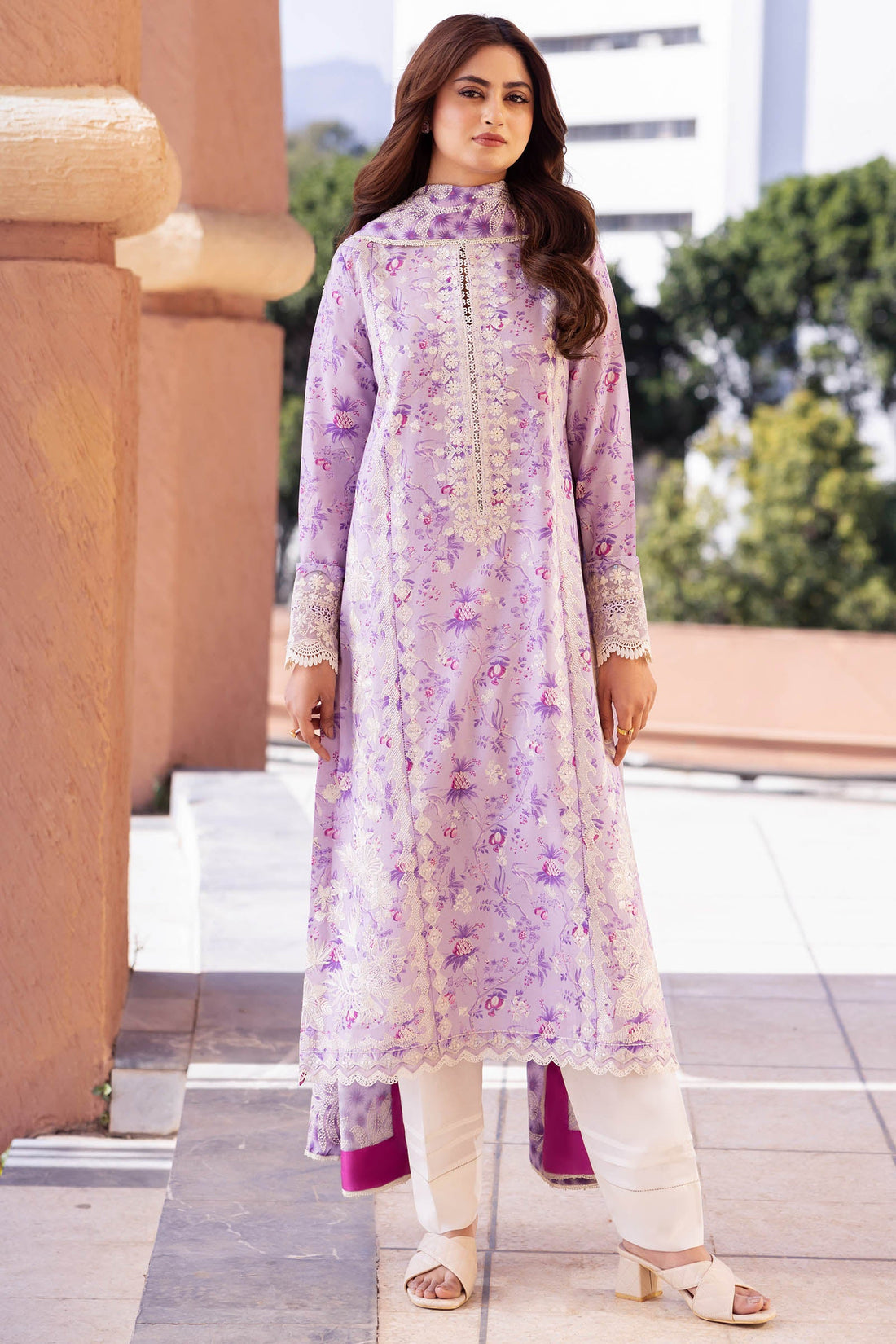 Zaha | Lawn 24 | SENA (ZL24-10 A) - Pakistani Clothes for women, in United Kingdom and United States