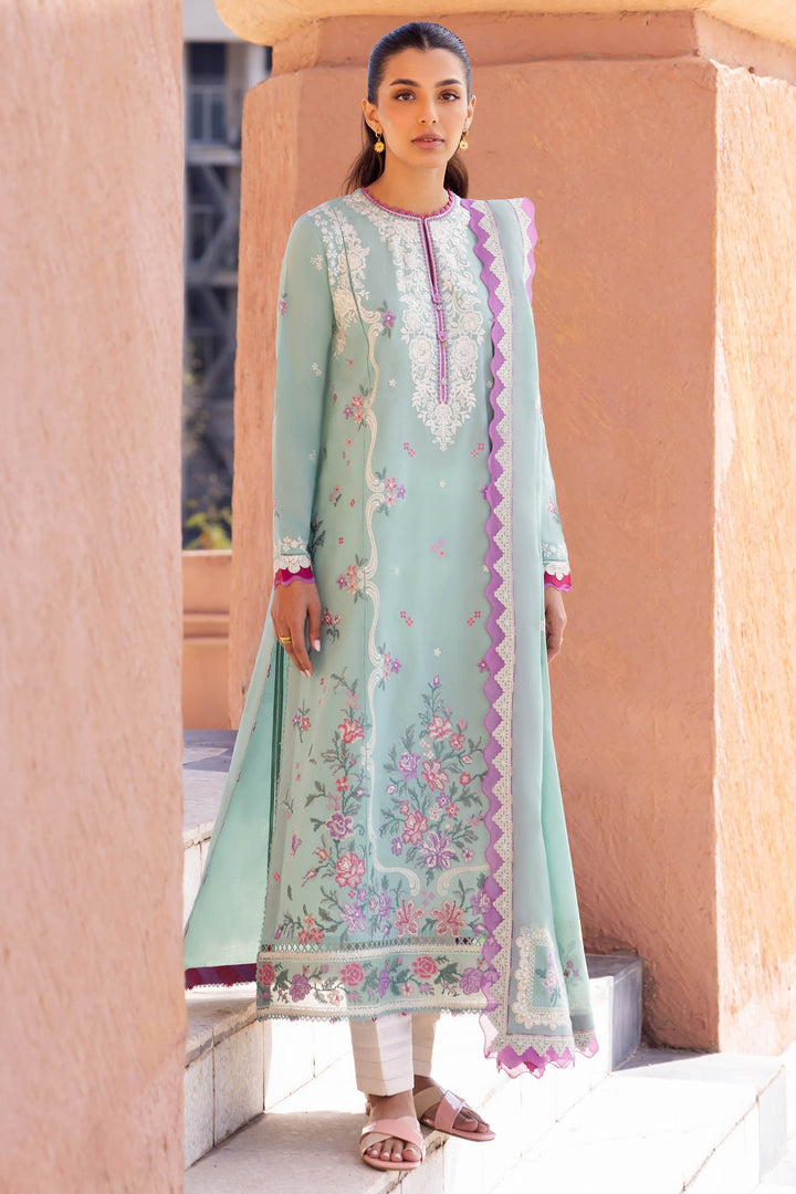 Zaha | Lawn 24 | LARMINA (ZL24-02 A) - Pakistani Clothes for women, in United Kingdom and United States