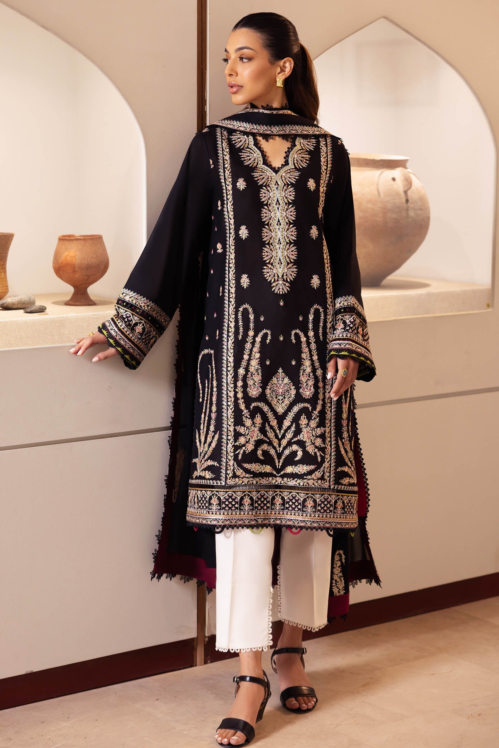 Zaha | Lawn 24 | ELANIA (ZL24-09 B) - Pakistani Clothes for women, in United Kingdom and United States