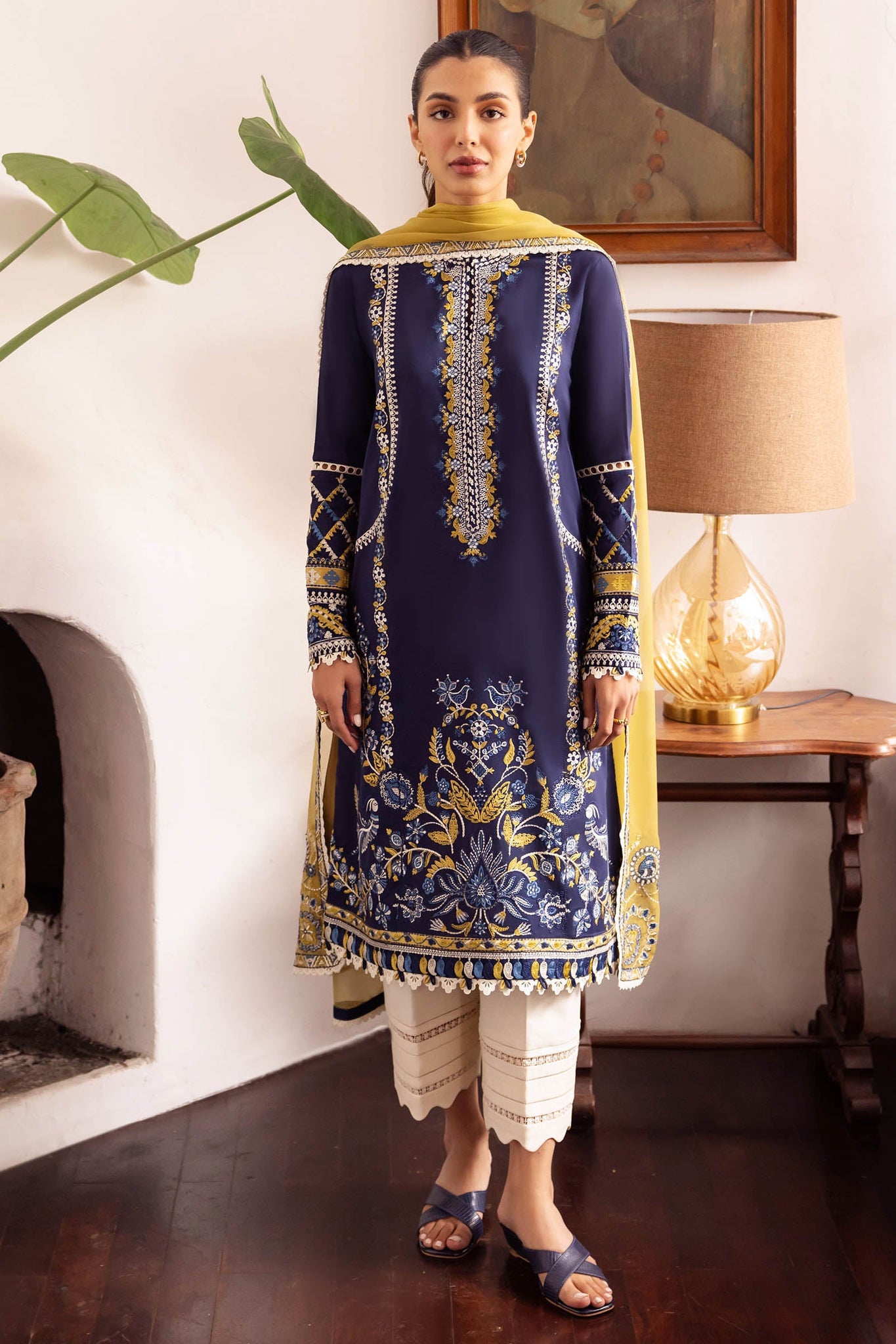 Zaha | Lawn 24 | VEJAH (ZL24-11 A) - Pakistani Clothes for women, in United Kingdom and United States