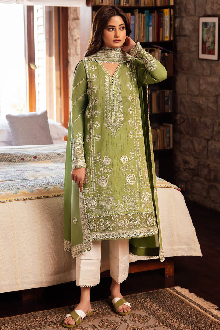 Zaha | Lawn 24 | ZEL (ZL24-08 A) - Hoorain Designer Wear - Pakistani Ladies Branded Stitched Clothes in United Kingdom, United states, CA and Australia