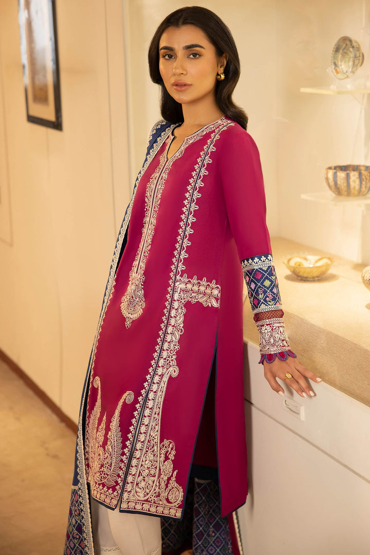 Zaha | Lawn 24 | FERYA (ZL24-06 B) - Hoorain Designer Wear - Pakistani Ladies Branded Stitched Clothes in United Kingdom, United states, CA and Australia