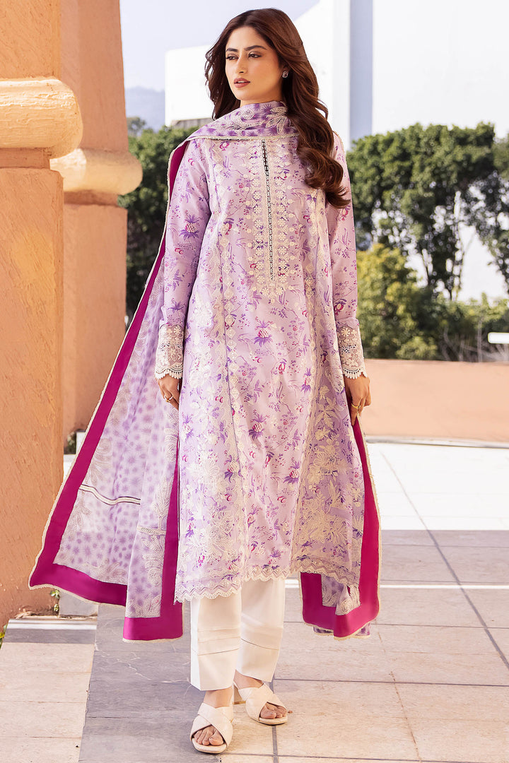 Zaha | Lawn 24 | SENA (ZL24-10 A) - Hoorain Designer Wear - Pakistani Ladies Branded Stitched Clothes in United Kingdom, United states, CA and Australia