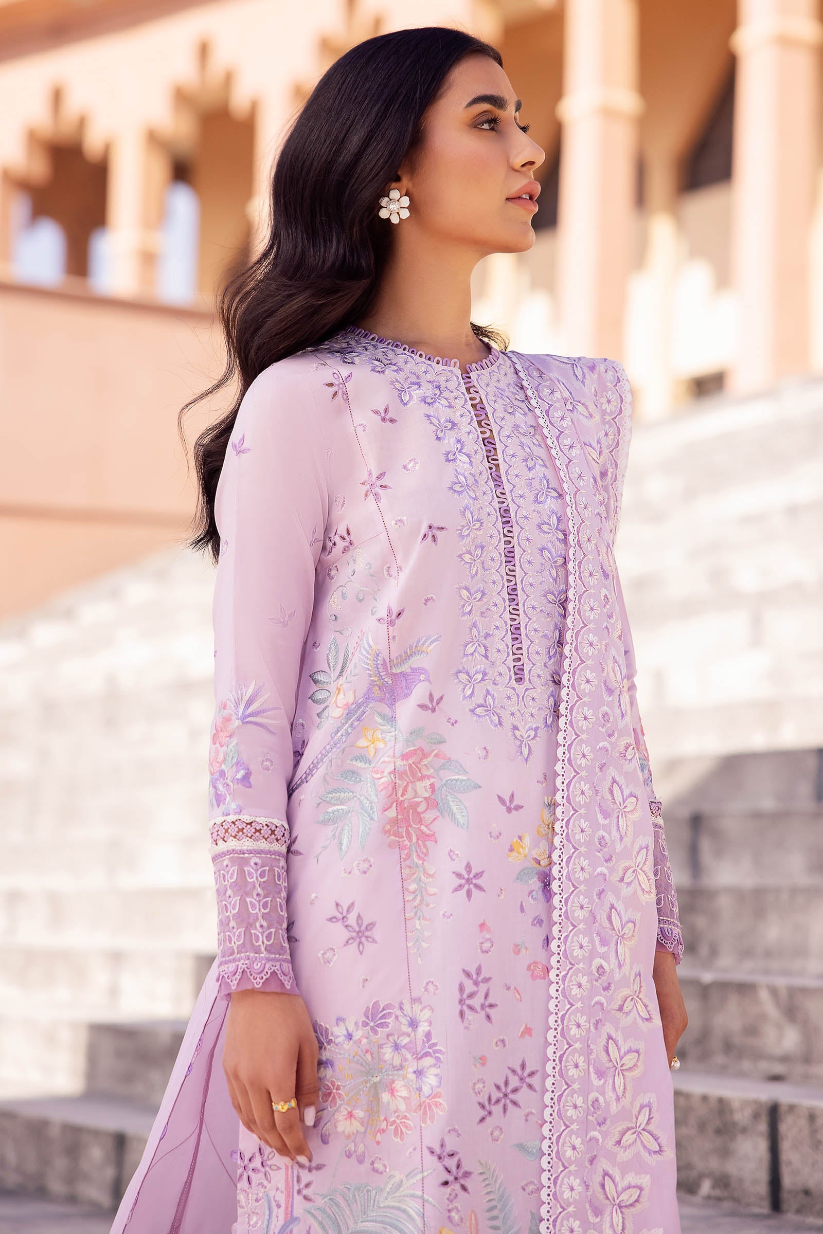 Zaha | Lawn 24 | ELA (ZL24-01 A) - Pakistani Clothes for women, in United Kingdom and United States